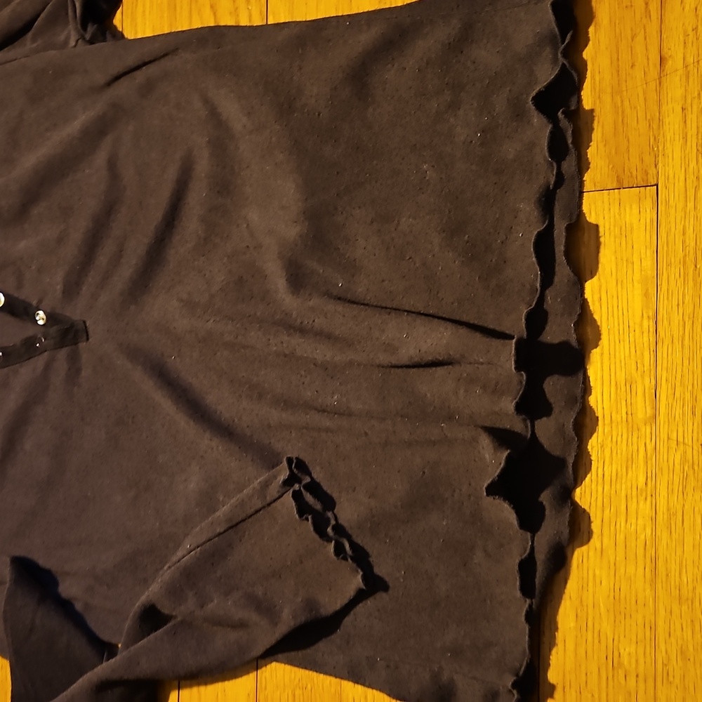 Bill Blass Knit Pullover Velvet Collar Petite Med - Picture 8 of 10